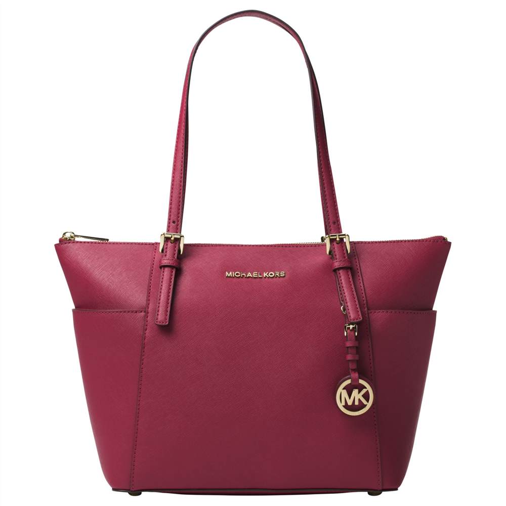 MICHAEL Michael Kors Jet Set East/West Leather Tote BagMulberry MICHAEL Michael Kors Handbags