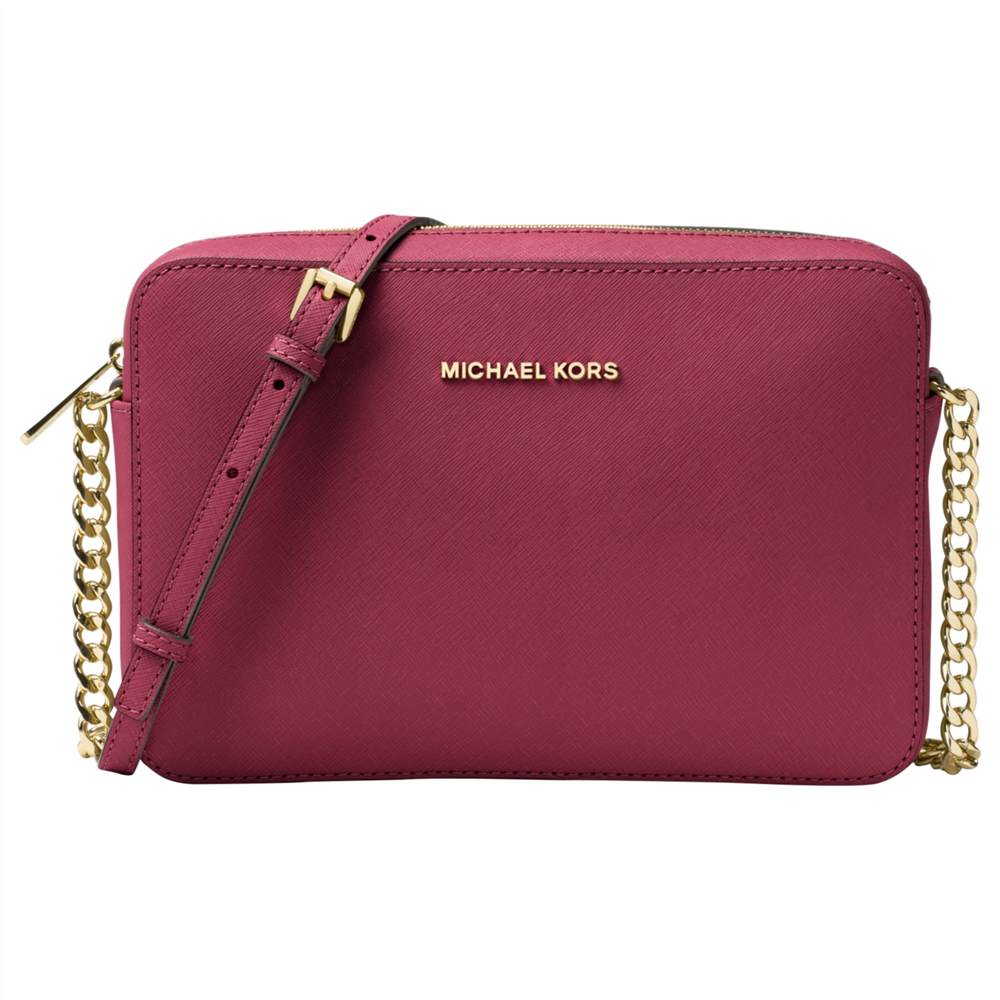 MICHAEL Michael Kors Jet Set Travel East/West Leather Cross Body BagMulberry MICHAEL Michael Kors Handbags