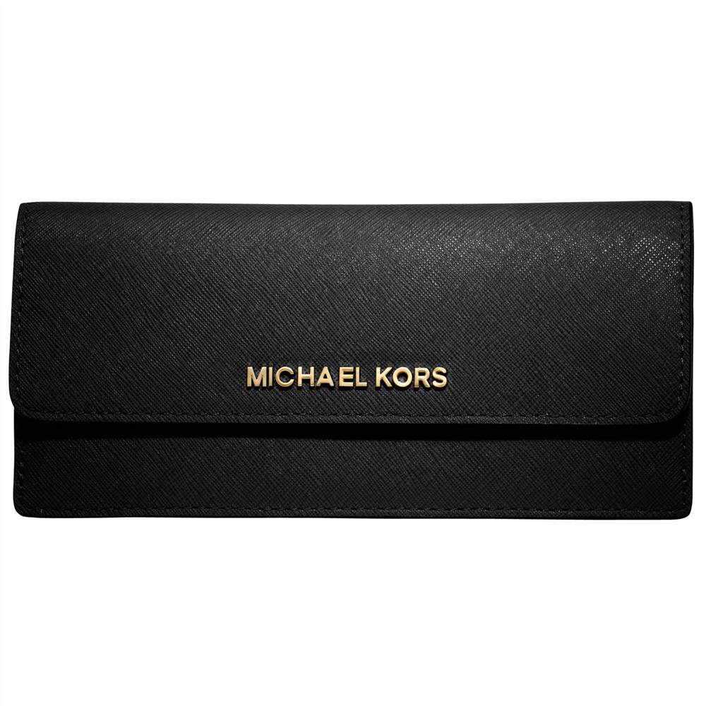 MICHAEL Michael Kors Jet Set Travel Flat Saffiano WalletBlack MICHAEL Michael Kors Purses