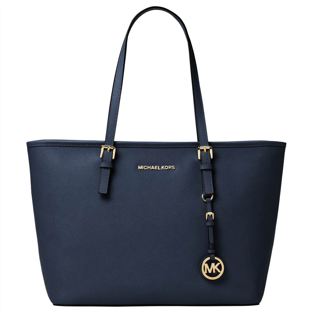 MICHAEL Michael Kors Jet Set Travel Large Leather Tote BagAdmiral MICHAEL Michael Kors Handbags