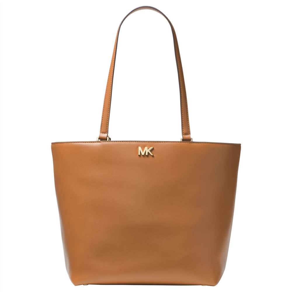 MICHAEL Michael Kors Mott Leather Medium Tote BagAcorn MICHAEL Michael Kors Handbags MICHAEL Michael Kors Mott Leather Medium Tote BagAcorn MICHAEL Michael Kors Handbags