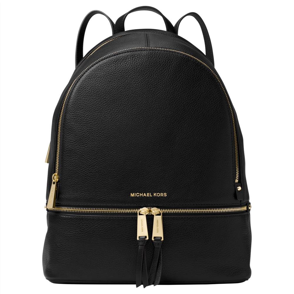 MICHAEL Michael Kors Rhea Leather Large Backpack Black MICHAEL Michael Kors Handbags MICHAEL Michael Kors Rhea Leather Large Backpack Black MICHAEL Michael Kors Handbags