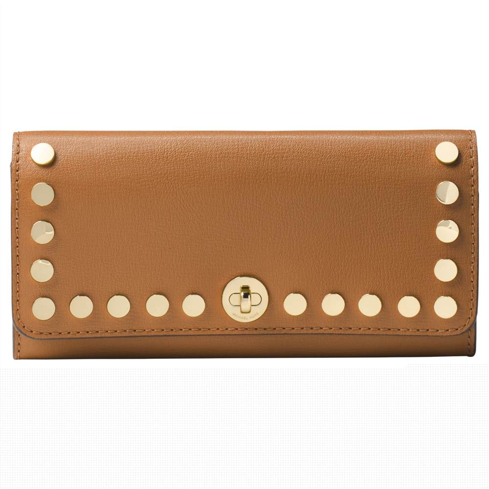 MICHAEL Michael Kors Rivington Studded Leather Wallet PurseAcorn MICHAEL Michael Kors Purses MICHAEL Michael Kors Rivington Studded Leather Wallet PurseAcorn MICHAEL Michael Kors Purses