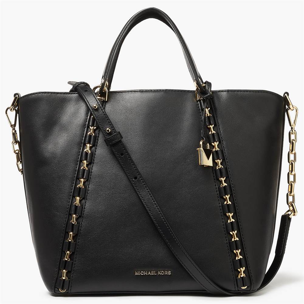 MICHAEL Michael Kors Sadie Leather Medium Grab Bag Black MICHAEL Michael Kors Handbags MICHAEL Michael Kors Sadie Leather Medium Grab Bag Black MICHAEL Michael Kors Handbags