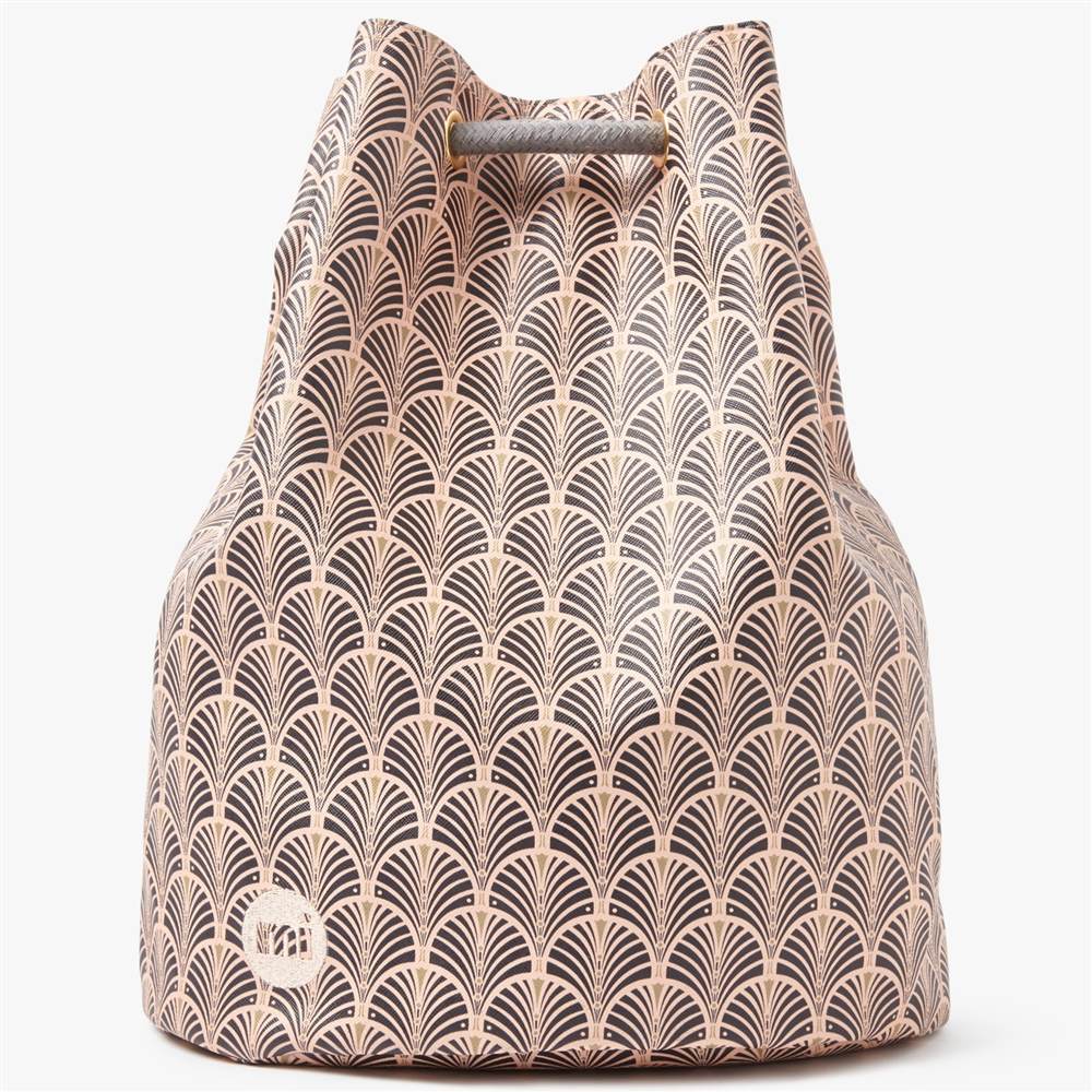 Mi-Pac Art Deco Swing Bag Peach/Multi Mi-Pac Handbags Mi-Pac Art Deco Swing Bag Peach/Multi Mi-Pac Handbags