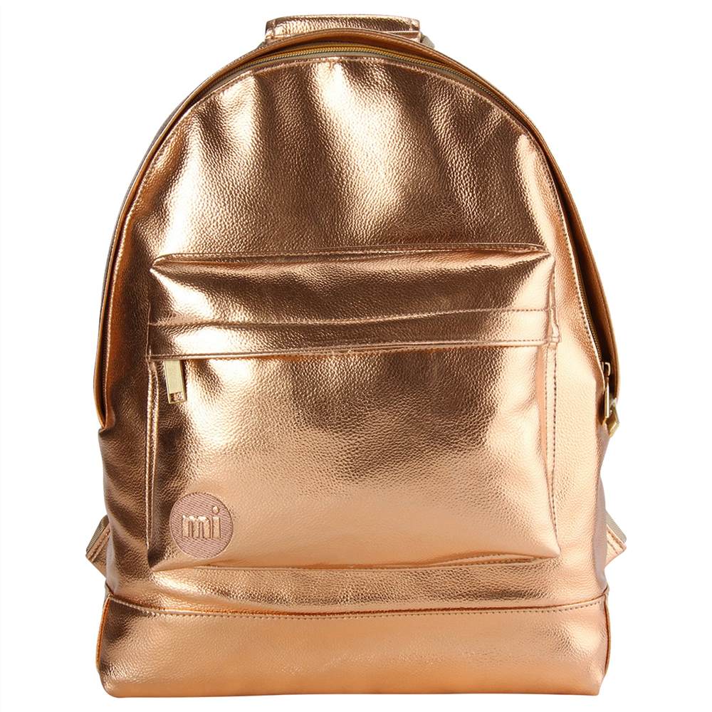 Mi-Pac Metallics Backpack Rose Gold Mi-Pac Handbags Mi-Pac Metallics Backpack Rose Gold Mi-Pac Handbags
