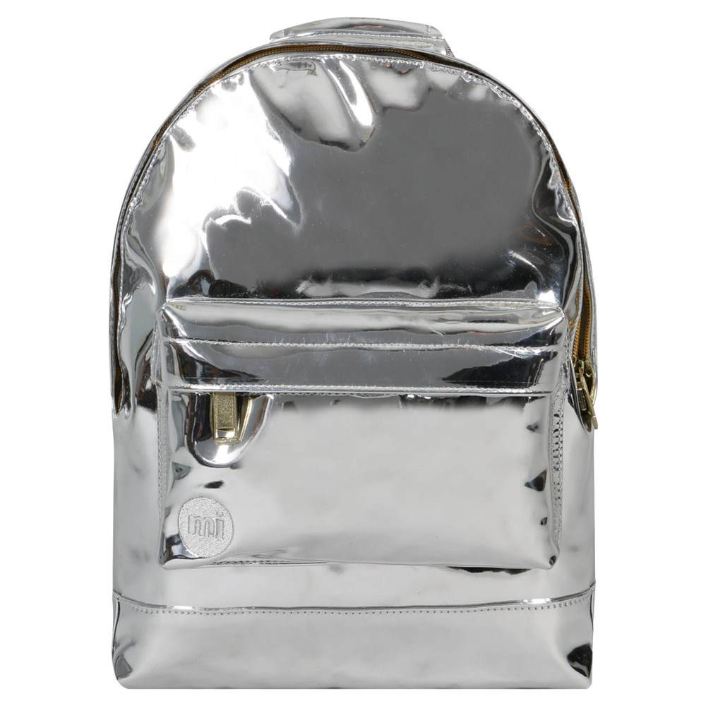 Mi-Pac Mini Mirror Backpack Silver Mi-Pac Handbags Mi-Pac Mini Mirror Backpack Silver Mi-Pac Handbags