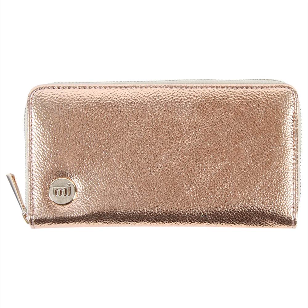 Mi-Pac Zip Around PurseRose Gold Mi-Pac Purses Mi-Pac Zip Around PurseRose Gold Mi-Pac Purses