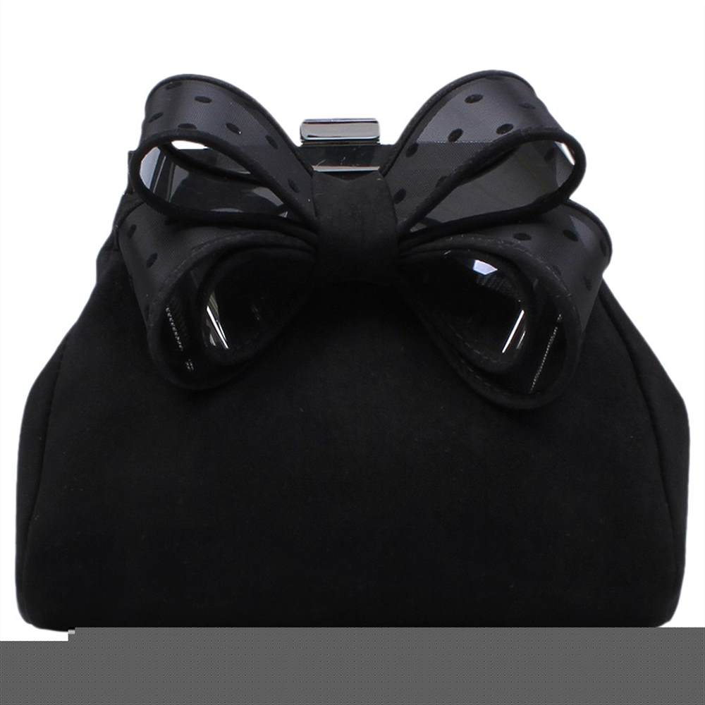 Miss KG Tara Bow Clutch Bag Black Comb Miss KG Handbags Miss KG Tara Bow Clutch Bag Black Comb Miss KG Handbags