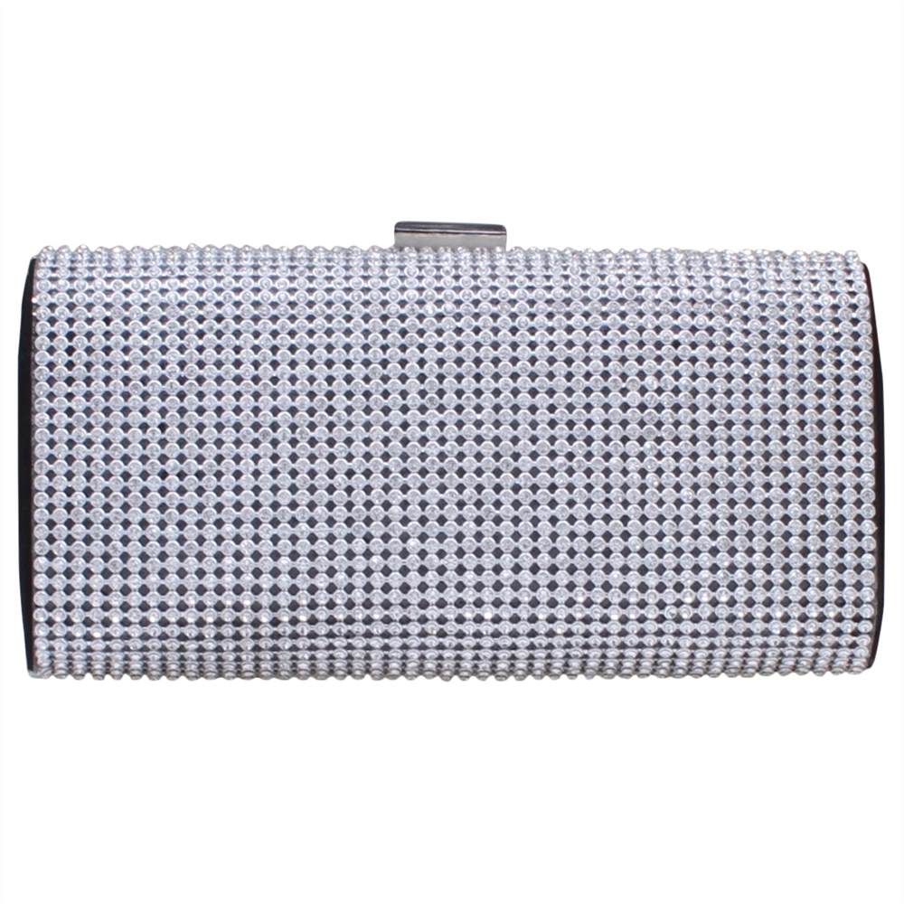 Miss KG Twinkle2 Clutch BagBlack/Silver Miss KG Handbags