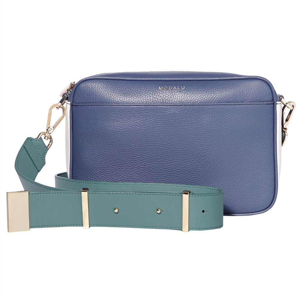 Modalu Bailey Leather Camera Cross Body BagIndigo Mix Modalu Handbags Modalu Bailey Leather Camera Cross Body BagIndigo Mix Modalu Handbags