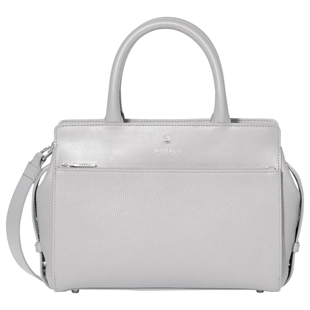 Modalu Berkeley Leather Small Grab Bag Shark Modalu Handbags Modalu Berkeley Leather Small Grab Bag Shark Modalu Handbags