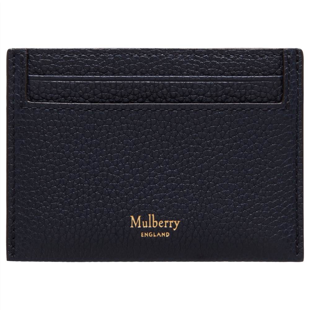 Mulberry Continental Leather Credit Card SlipMidnight Mulberry Purses