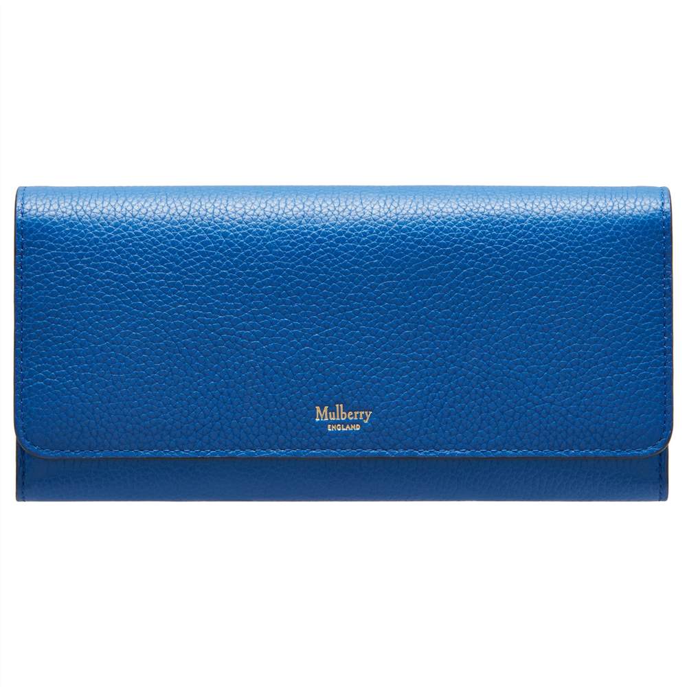 Mulberry Continental Leather WalletPorcelain Blue Mulberry Purses