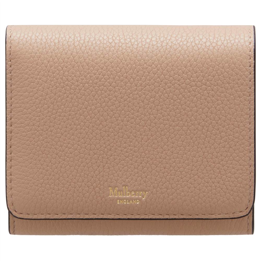 Mulberry Leather Small Continental French PurseRosewater Mulberry Purses