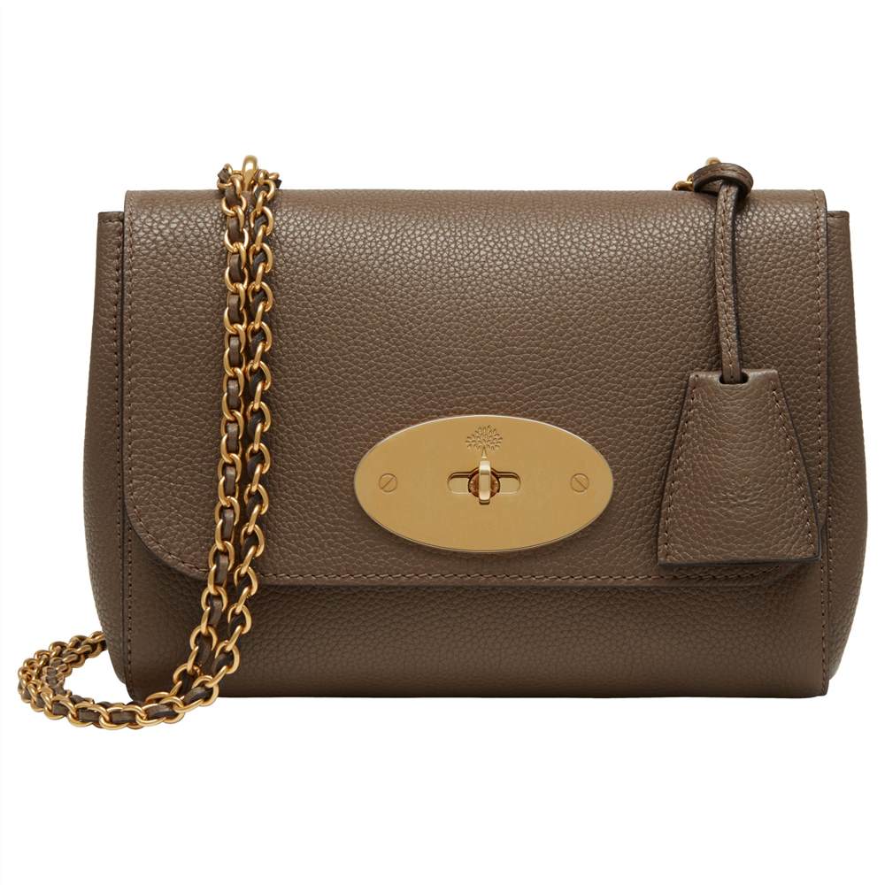 Mulberry Lily Small Classic Grain Leather Shoulder BagClay Mulberry Handbags