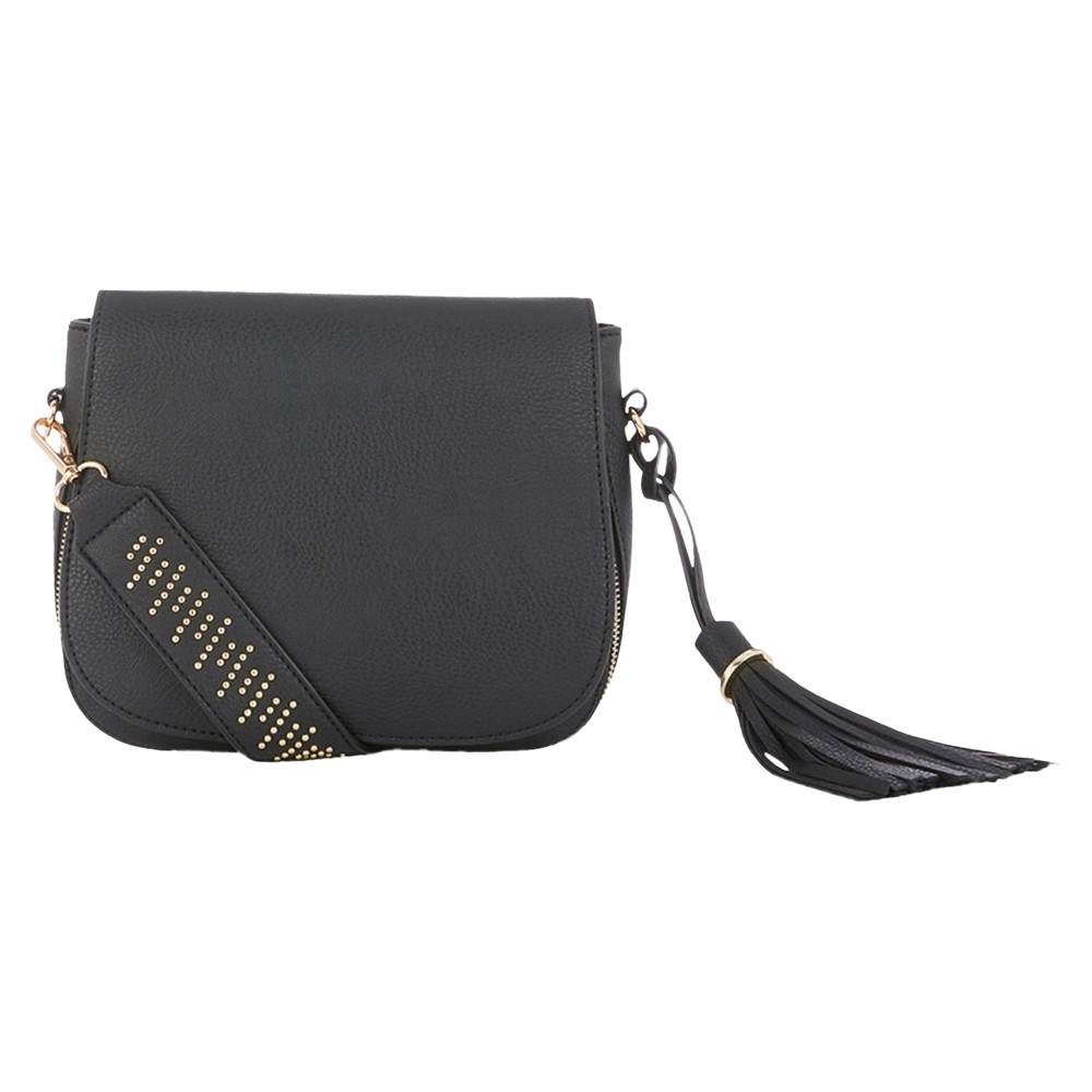 Oasis Victoria Strap Detail Saddle Bag Black Oasis Handbags Oasis Victoria Strap Detail Saddle Bag Black Oasis Handbags