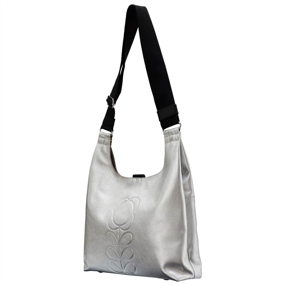 ted baker envelope bag : ted baker neon purseOrla Kiely Embossed Stem Leather Shoulder Bag Silver Orla Kiely Handbags