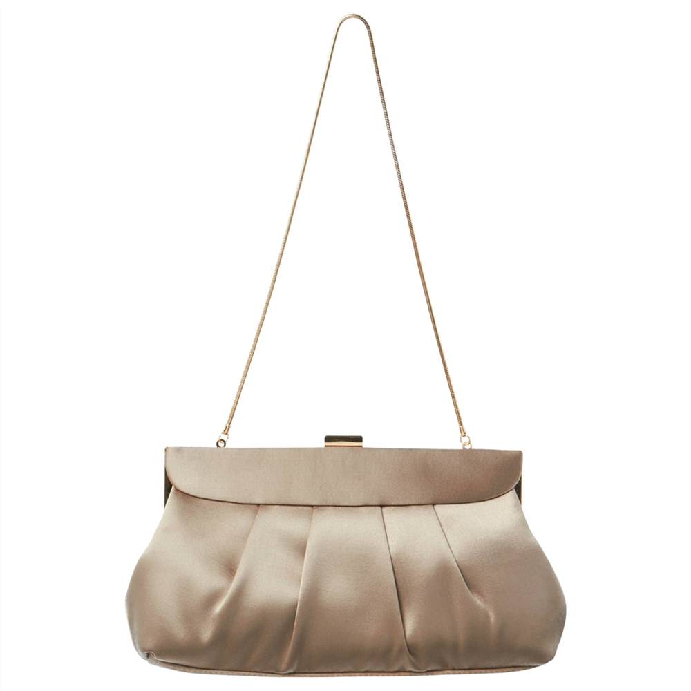 Phase Eight Cara Satin Clutch Bag Latte Phase Eight Handbags Phase Eight Cara Satin Clutch Bag Latte Phase Eight Handbags