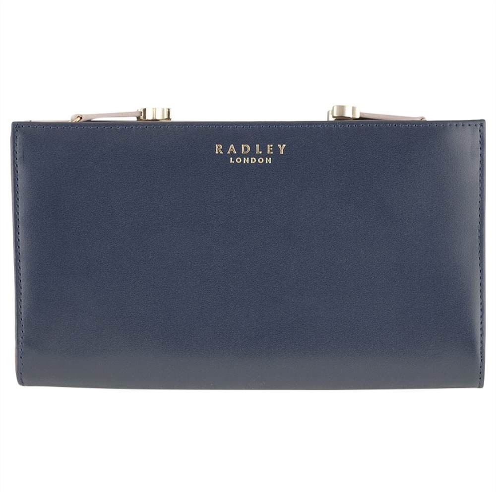 Radley Arlington Street Leather Pouch PurseNavy Radley Purses