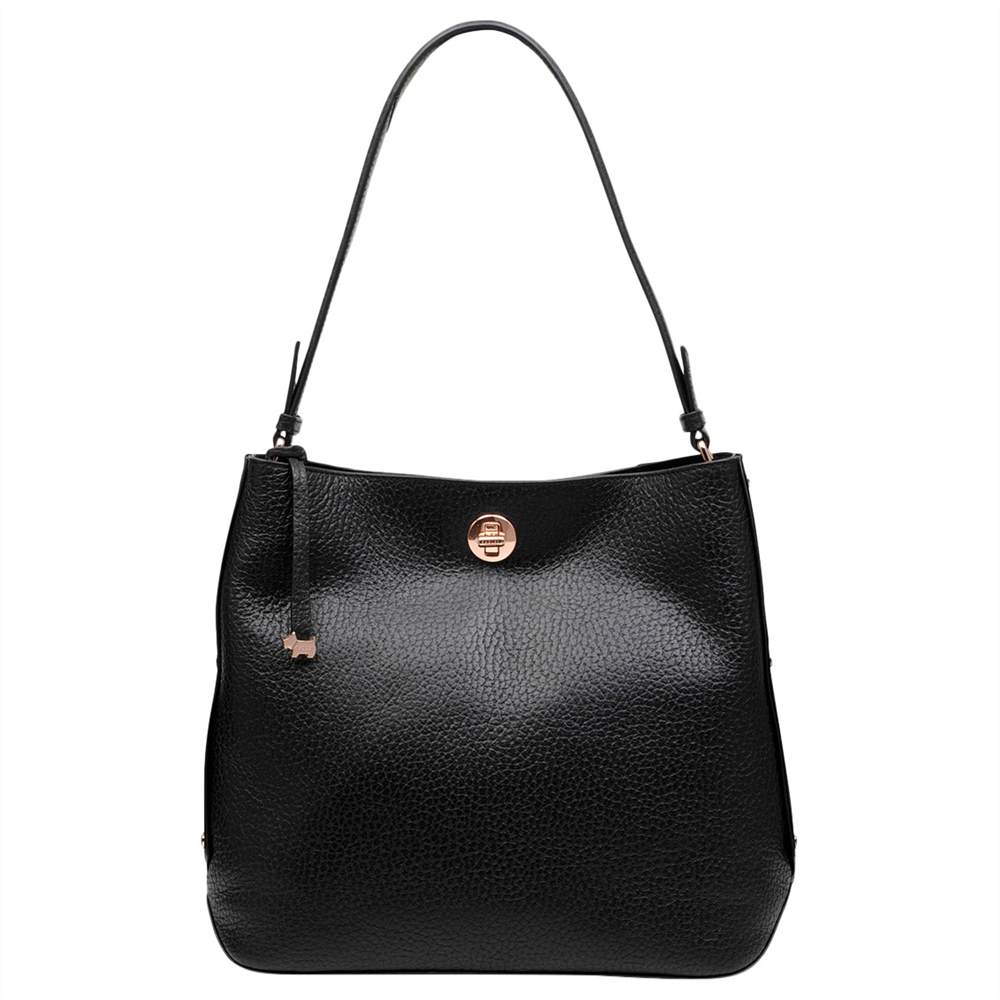Radley Carey Street Leather Bucket Hobo BagBlack Radley Handbags