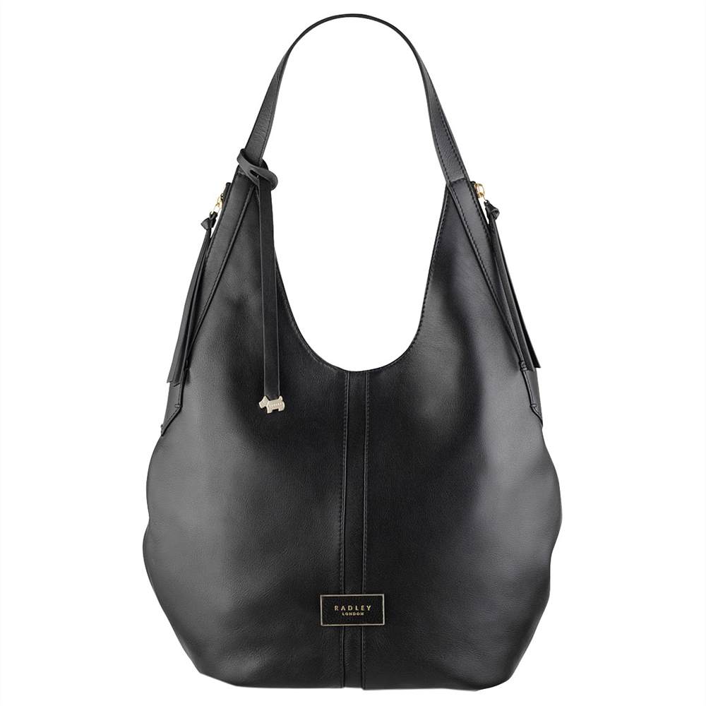 Radley Electric Avenue Leather Large Hobo BagBlack Radley Handbags
