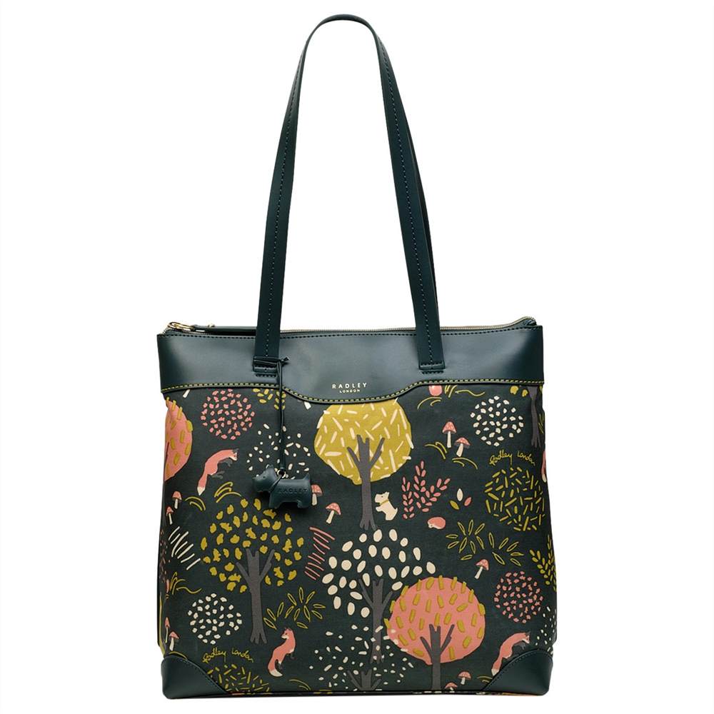 Radley Epping Forest Large Shoulder Bag Pine Radley Handbags Radley Epping Forest Large Shoulder Bag Pine Radley Handbags