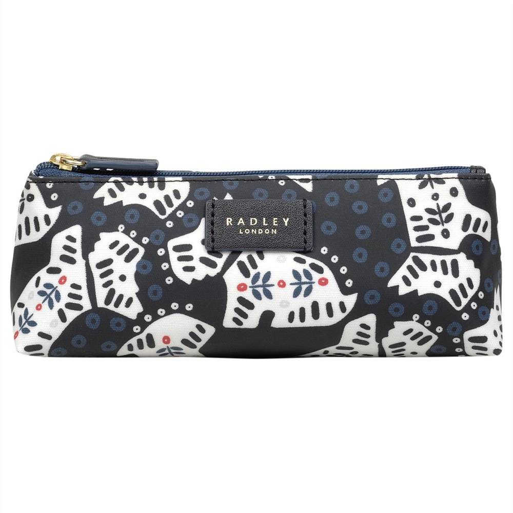 Radley Folk Dog Fabric Small Pouch Bag Ink Radley Purses Radley Folk Dog Fabric Small Pouch Bag Ink Radley Purses