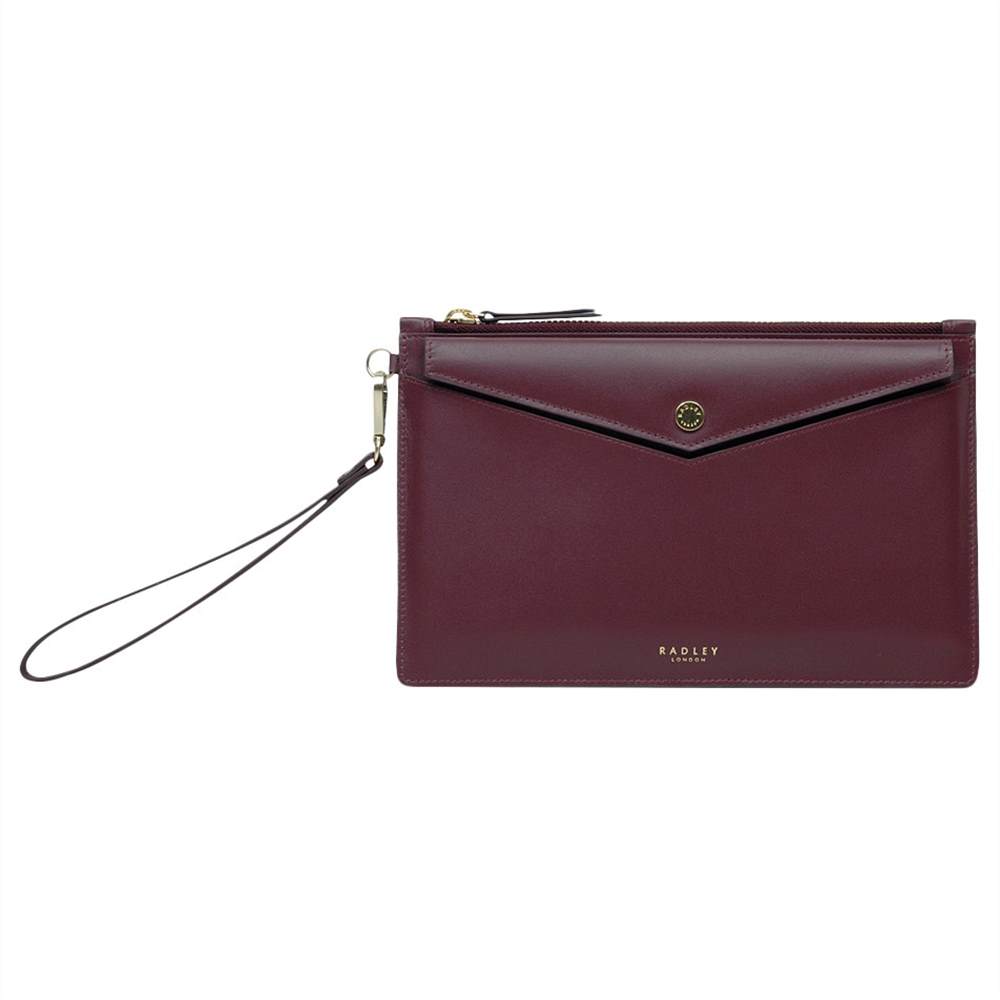 Radley Goose Green Leather Wristlet PurseWine Red Radley Purses