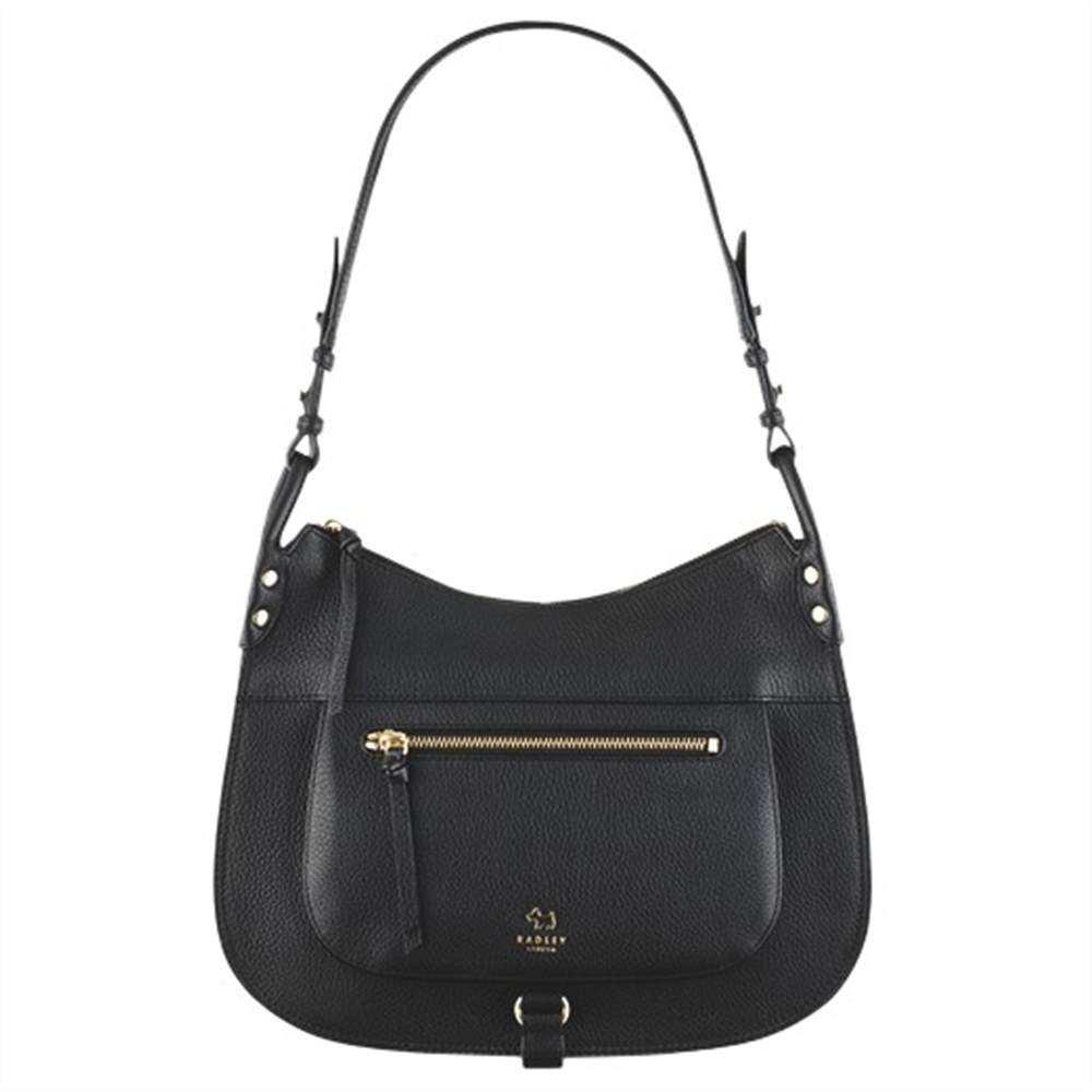 Radley Highgate Wood Leather Medium Hobo BagBlack Radley Handbags Radley Highgate Wood Leather Medium Hobo BagBlack Radley Handbags