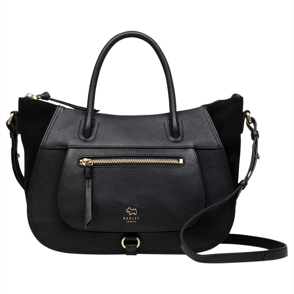 Radley Highgate Wood Leather Medium Shoulder BagBlack Radley Handbags Radley Highgate Wood Leather Medium Shoulder BagBlack Radley Handbags