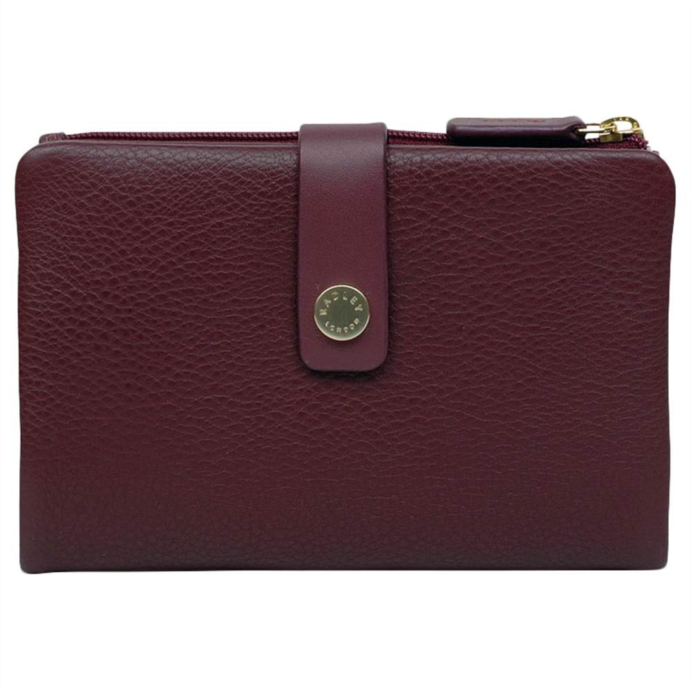 Radley Larks Wood Leather Medium Folded Purse Dark Red Radley Purses Radley Larks Wood Leather Medium Folded Purse Dark Red Radley Purses