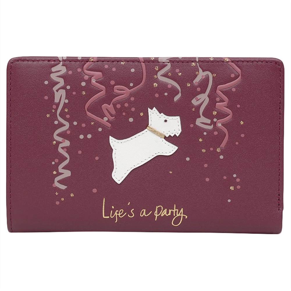Radley Lifes A Party Leather Medium Zip-Top PurseRed Berry Radley Purses Radley Lifes A Party Leather Medium Zip-Top PurseRed Berry Radley Purses