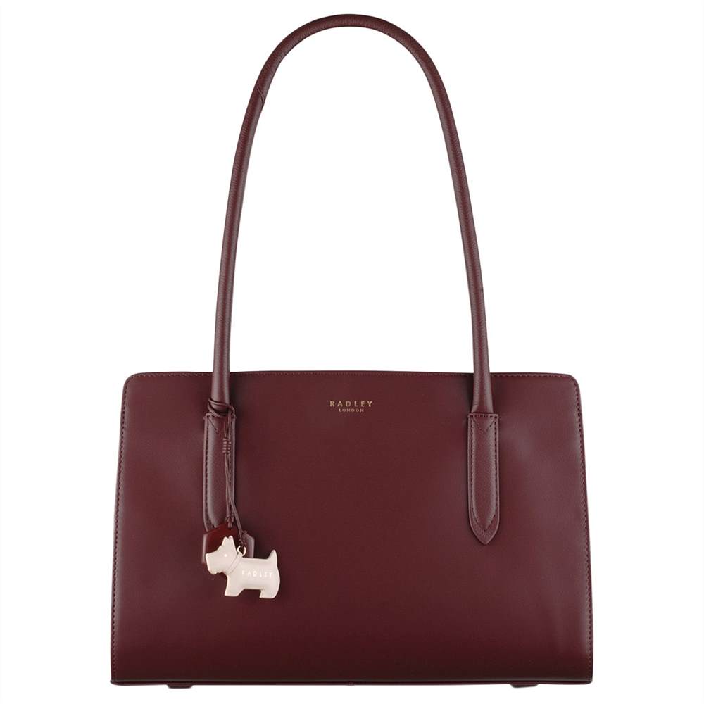 Radley Liverpool Street Leather Medium Tote BagBurgundy Radley Handbags Radley Liverpool Street Leather Medium Tote BagBurgundy Radley Handbags