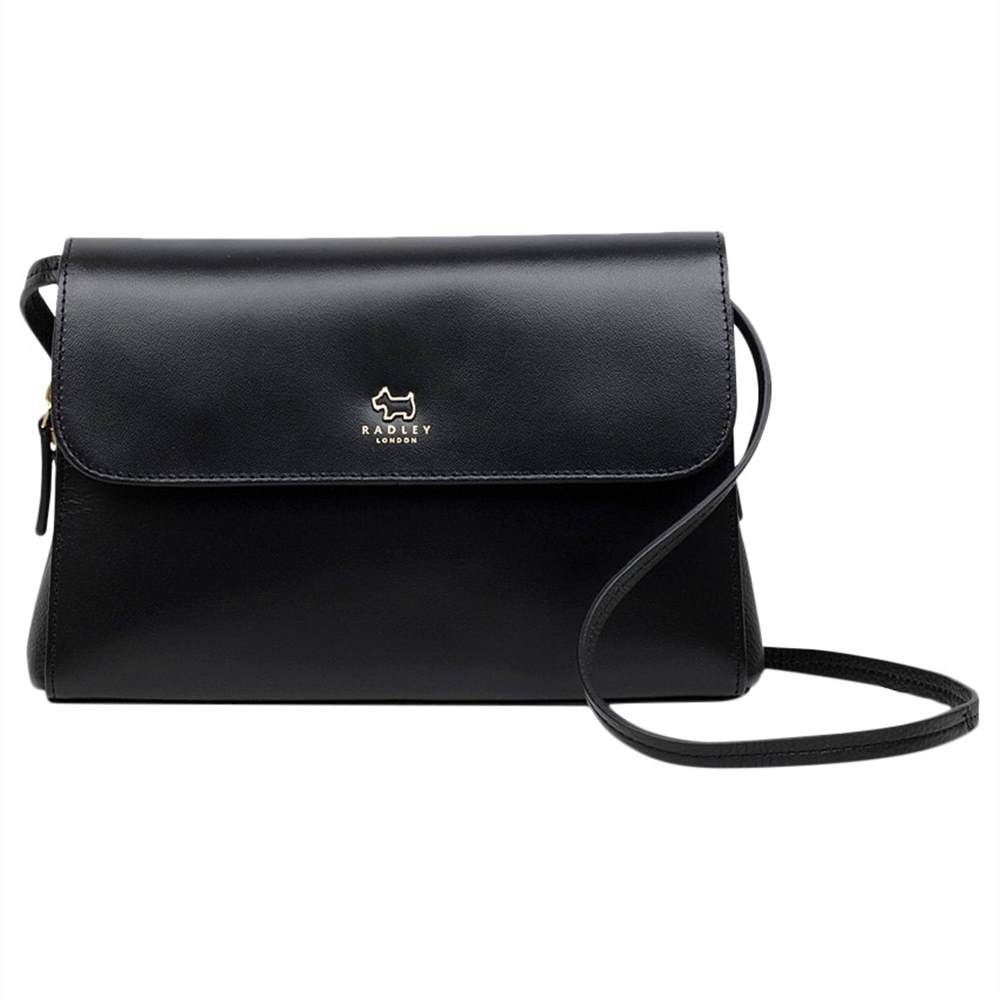 Radley Millbank Leather Medium Shoulder Bag Black Radley Handbags