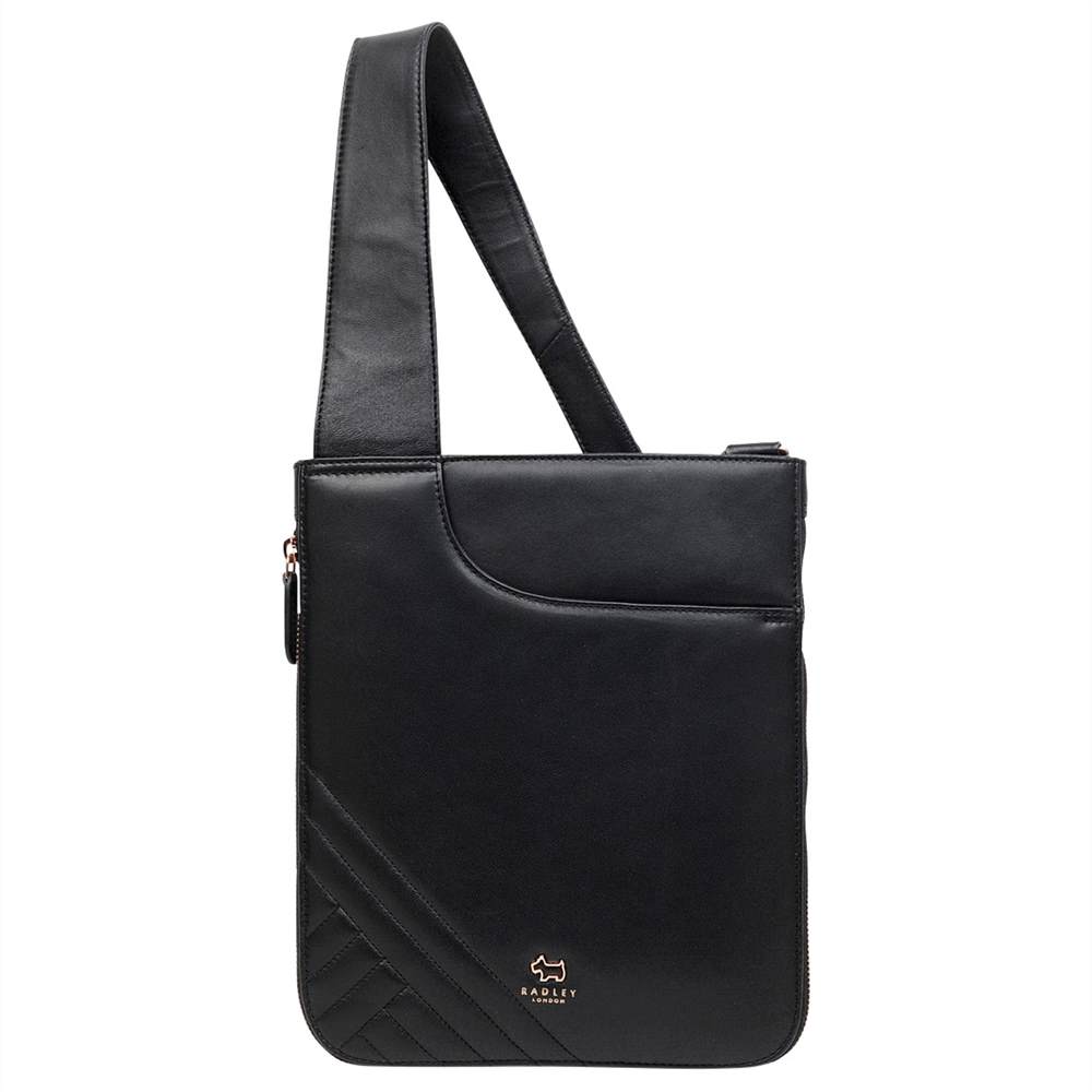 Radley Pocket Bag Leather Medium Quilted Corner Cross Body Bag Black Radley Handbags Radley Pocket Bag Leather Medium Quilted Corner Cross Body Bag Black Radley Handbags