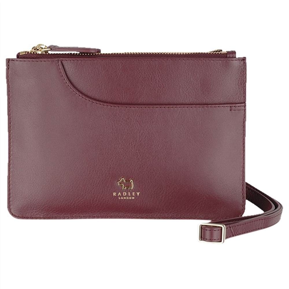 Radley Pockets Leather Small Cross Body BagBurgundy Radley Handbags