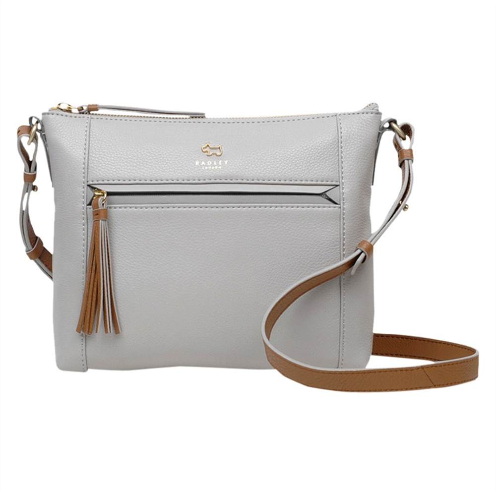 Radley Postmans Park Leather Small Cross Body BagGrey Radley Handbags Radley Postmans Park Leather Small Cross Body BagGrey Radley Handbags
