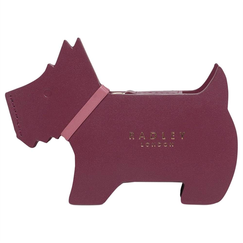 Radley Profile Dog Leather Small Coin Purse Berry Radley Purses