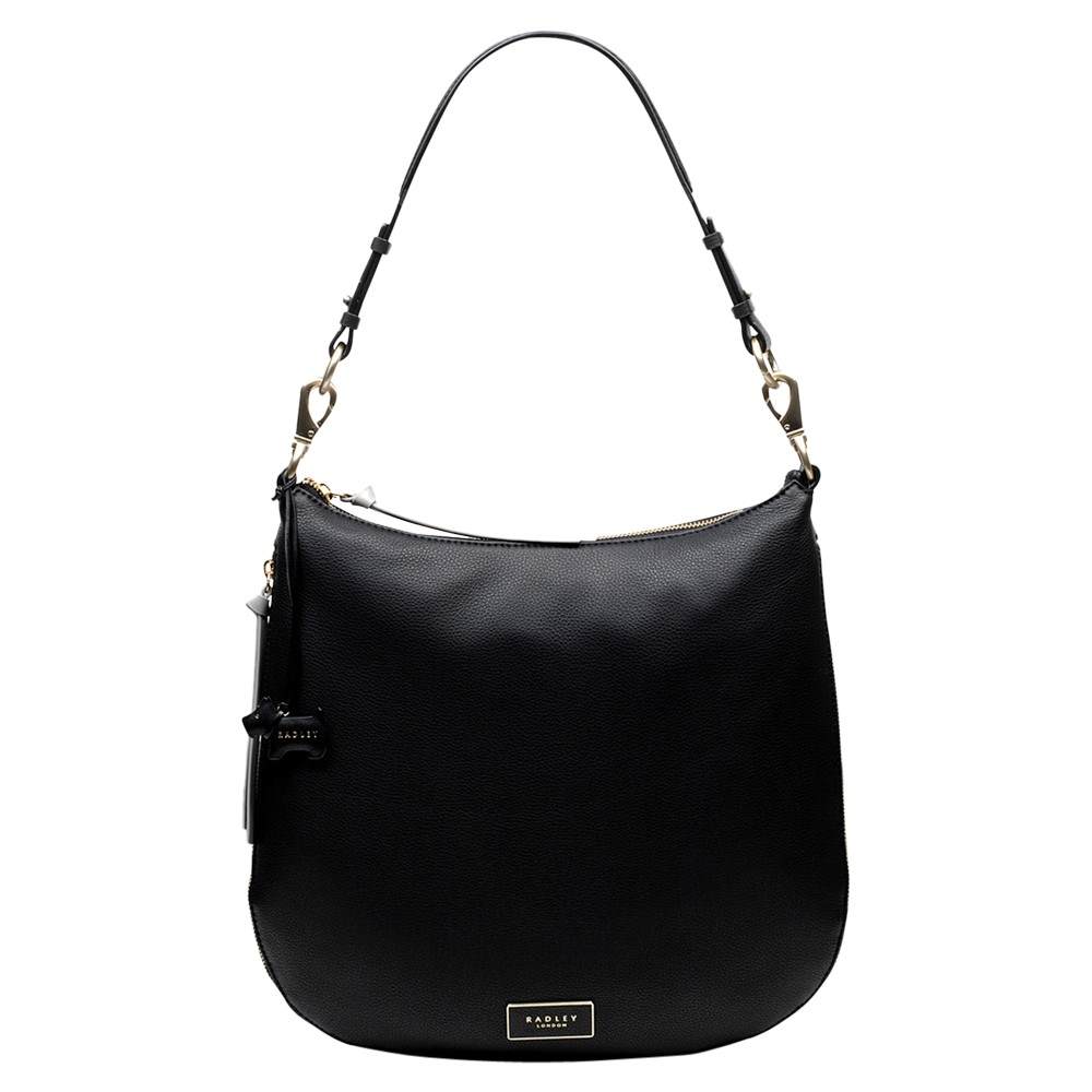 Radley Pudding Lane Leather Large Hobo BagBlack Radley Handbags