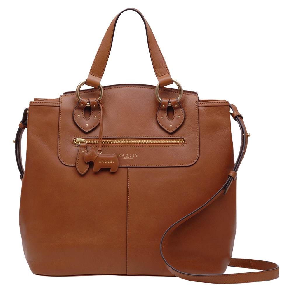 Radley St Dunstans Large Leather Grab BagTan Radley Handbags Radley St Dunstans Large Leather Grab BagTan Radley Handbags