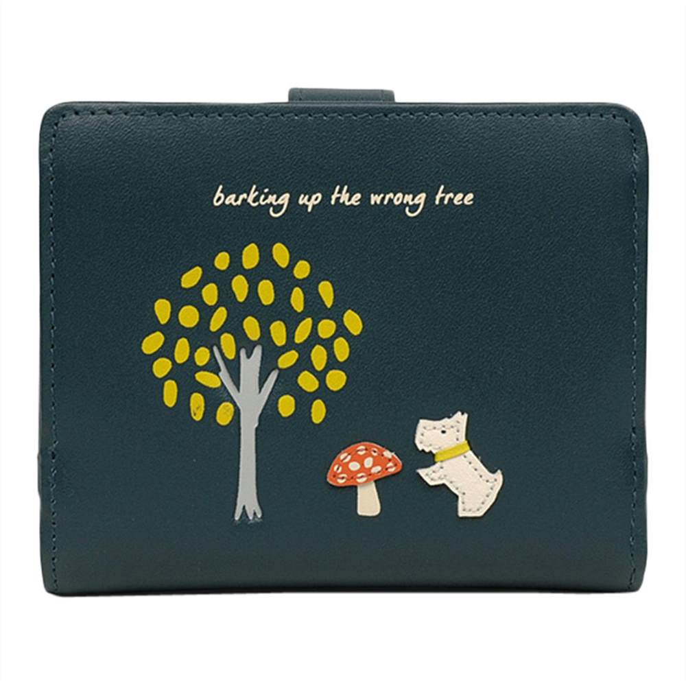 Radley The Wrong Tree Leather Medium Foldout PursePine Radley Purses