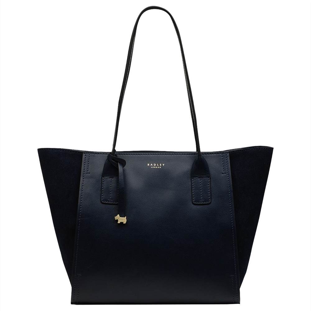 Radley Tiverton Large Leather Tote BagNavy Radley Handbags