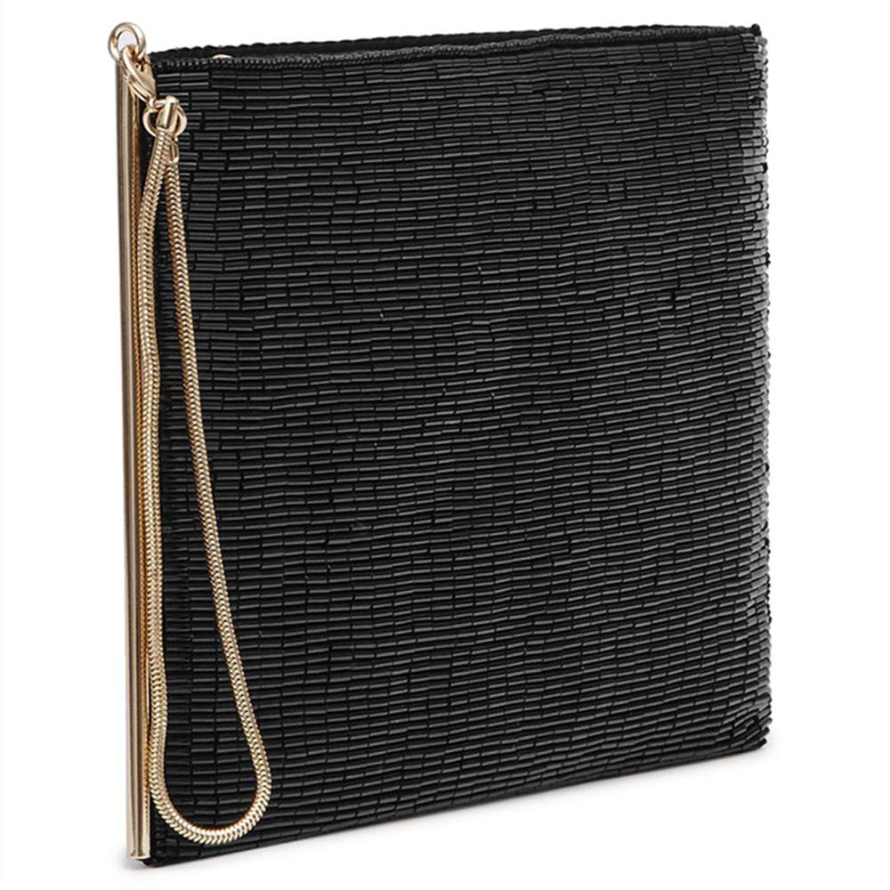 mulberry pouch purse : adelina court shoes lk bennettReiss Christy Long Beaded Clutch Bag Black Reiss Handbags