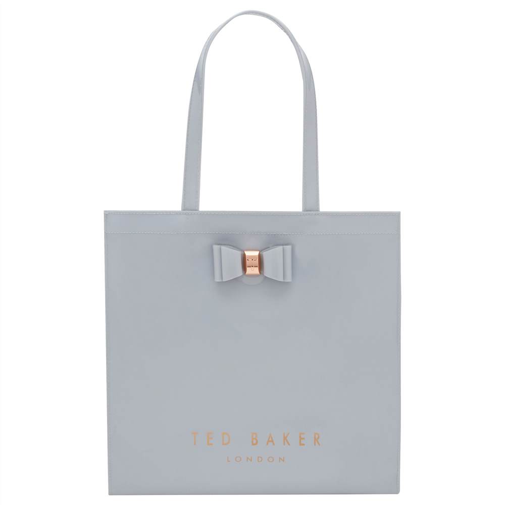 Ted Baker Bethcon Bow Large Icon Shopper BagLight Grey Ted Baker Handbags
