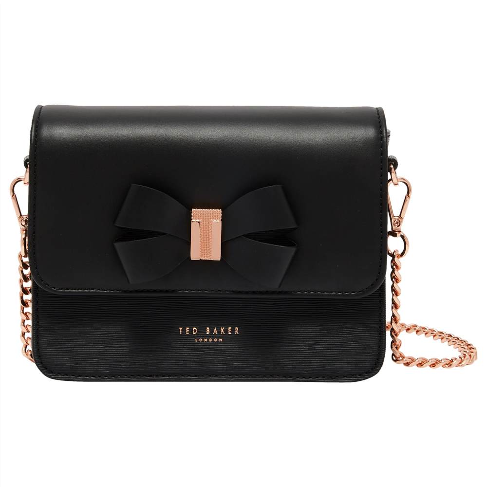 Ted Baker Bow Detail Leather Across Body Bag Black Ted Baker Handbags Ted Baker Bow Detail Leather Across Body Bag Black Ted Baker Handbags