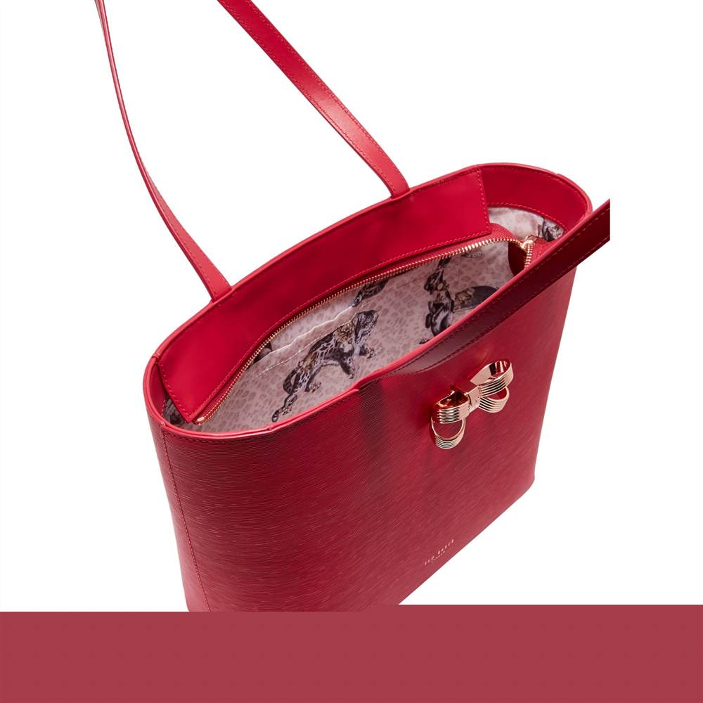 ted baker navy purse : 30t1gkns1lTed Baker Bowdai Leather Small Shopper Bag Deep Pink Ted Baker Handbags