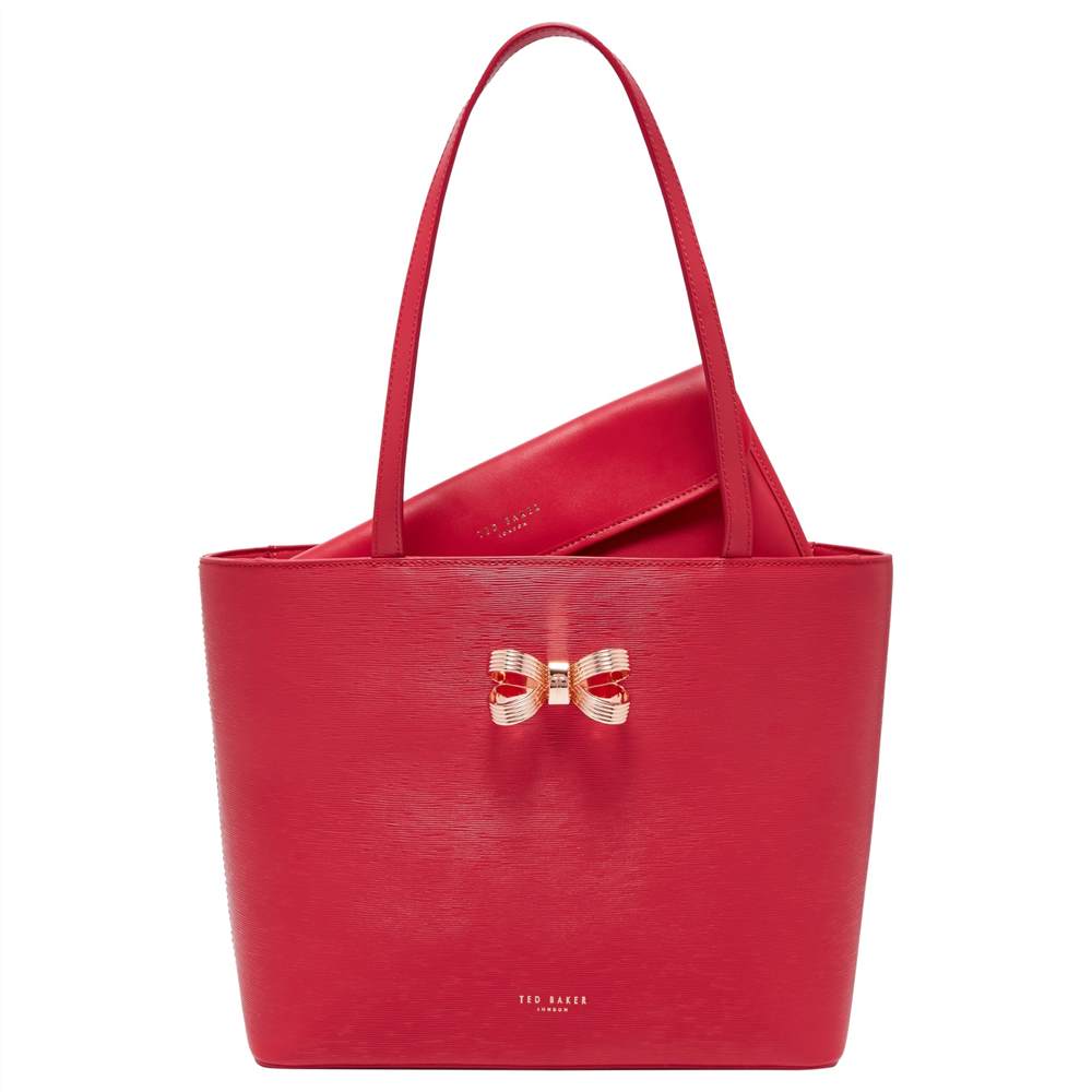 ted baker navy purse : 30t1gkns1lTed Baker Bowdai Leather Small Shopper Bag Deep Pink Ted Baker Handbags