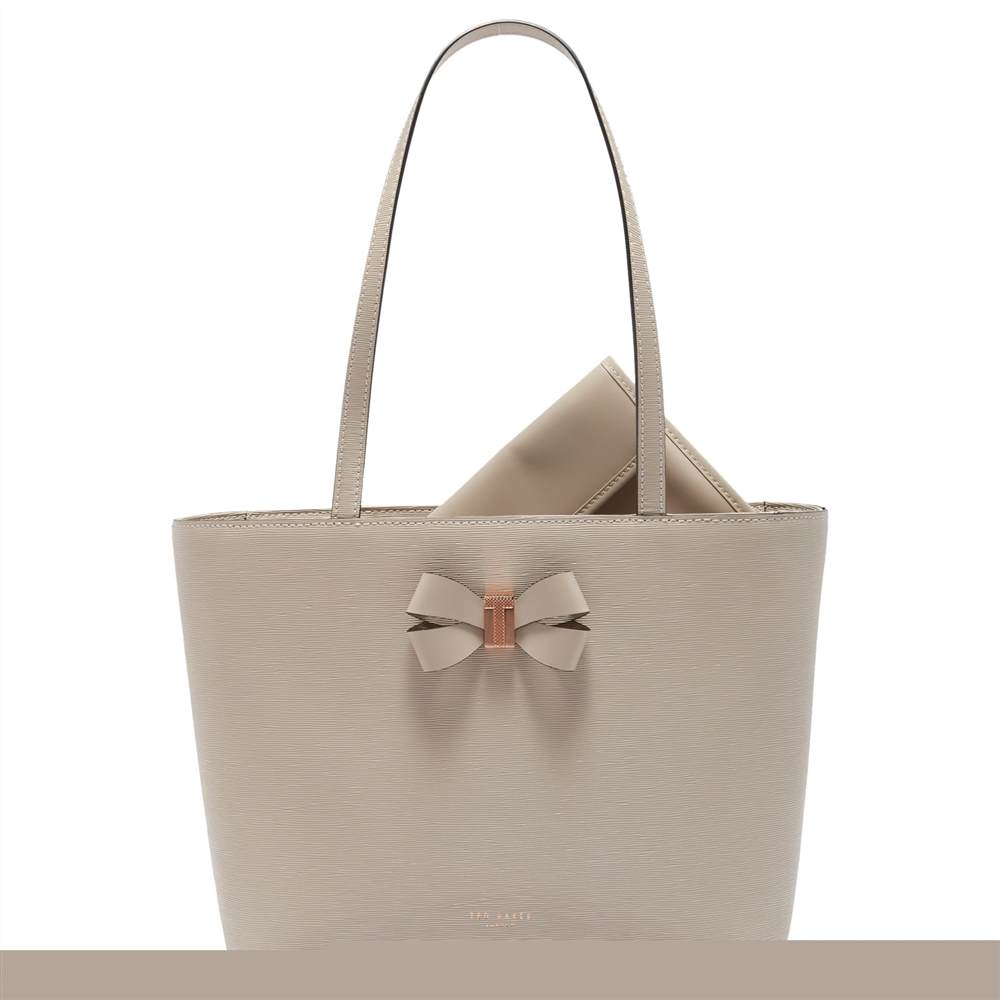 Ted Baker Cattas Leather Bow Detail Shopper BagTaupe Ted Baker Handbags Ted Baker Cattas Leather Bow Detail Shopper BagTaupe Ted Baker Handbags
