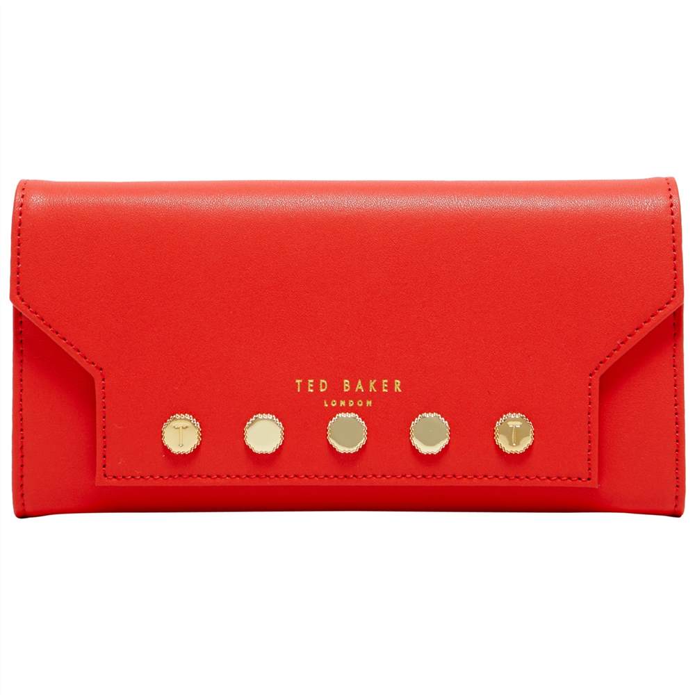 Ted Baker Chelsi Leather Studded Matinee PurseRed Ted Baker Purses